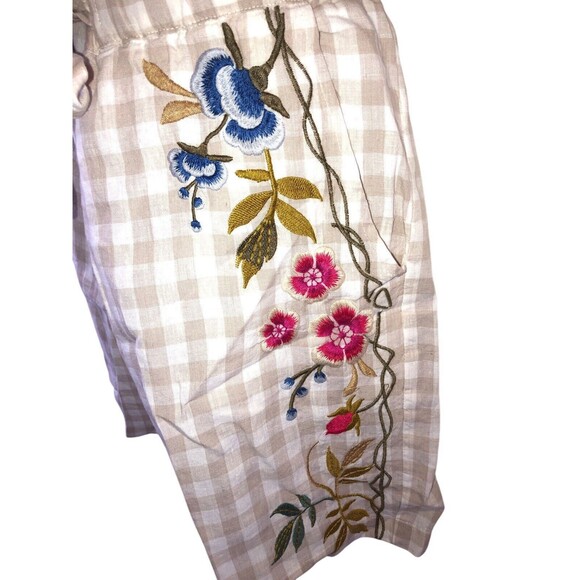 Johnny Was Workshop Adele Trapunto Belted Shorts Boho Chic XL - Picture 4 of 12